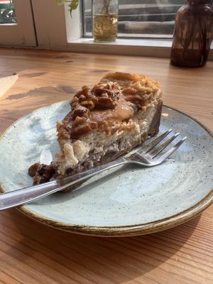 Pecan cheesecake   at Kaf in Copenhagen