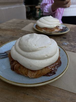 The filling of the “kaf buns” change regularly   at Kaf in Copenhagen