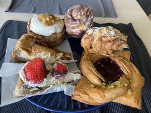 What I got to taste test with my friend.   at Kaf in Copenhagen