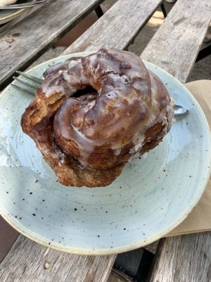 Cinnamon cruffin  at Kaf in Copenhagen