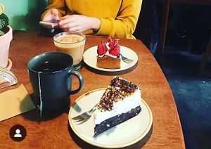 Virkelig lækre kager  at Kaf in Copenhagen