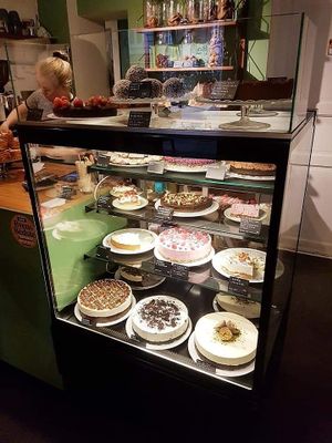 All vegan cakes at Kaf in Copenhagen