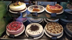 Vegan cakes at Kaf 🍰 at Kaf in Copenhagen