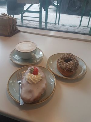 The donuts were so delicious at Kaf in Copenhagen