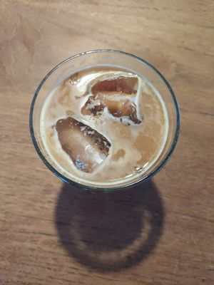 Iced latte at Kaf in Copenhagen