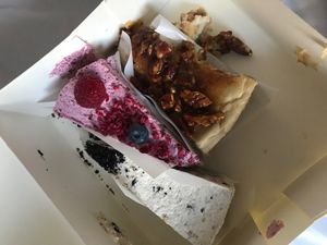 vegan cakes at Kaf in Copenhagen