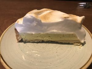 Lemon meringue cheesecake  at Kaf in Copenhagen