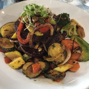 Beet “steak” (slices of beet) at The Nomad Cafe in Melbourne