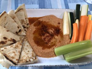 Hummus at The Nomad Cafe in Melbourne