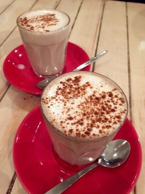 Almond milk chai at Lentil As Anything - Thornbury in Thornbury