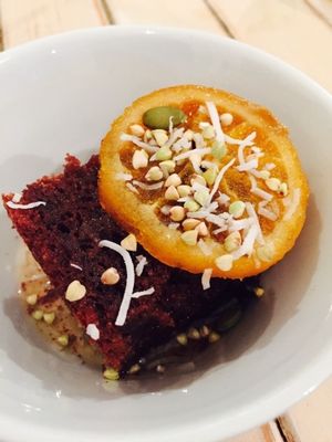 Carrot & pumpkin seed cake at Lentil As Anything - Thornbury in Thornbury