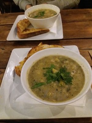 Vegetable soup at Lentil As Anything - Thornbury in Thornbury