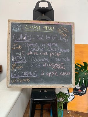 Today’s menu! at Lentil As Anything - Thornbury in Thornbury