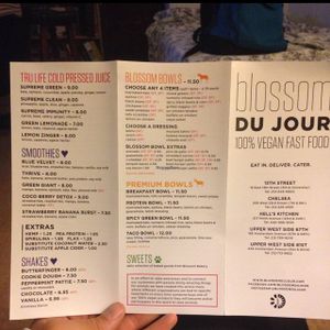 back at Blossom du Jour - Union Square in New York City