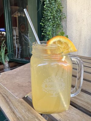 Ginger orange lemonade  at Blatouch in Prague