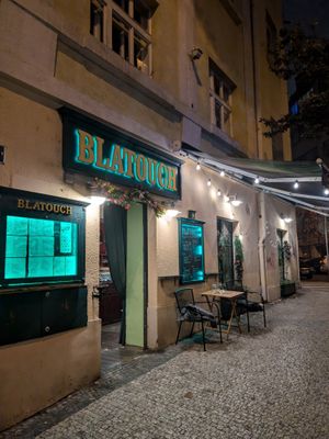 Outside of Blatouch. at Blatouch in Prague