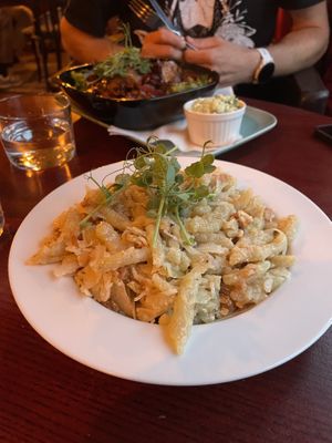 Halusky and gyros salad   at Blatouch in Prague