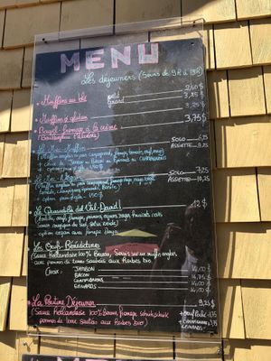 Breakfast menu at General Cafe in Val-david