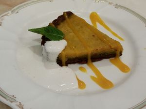 pumpkin pie at Milan Nataraj in Tokyo