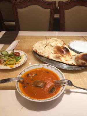 Eggplant curry set. Delicious and mild, the way I love at Milan Nataraj in Tokyo