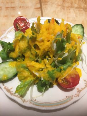 Lunch salad  at Milan Nataraj in Tokyo