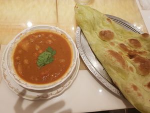 Chana masala at Milan Nataraj in Tokyo