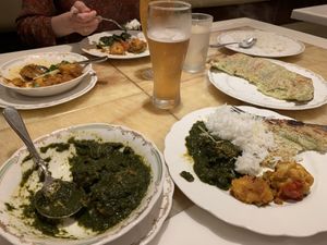 Vegan Palak "Panir" at Milan Nataraj in Tokyo