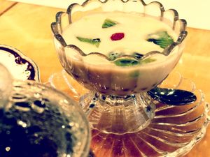 Coconut tapioca ! at Milan Nataraj in Tokyo