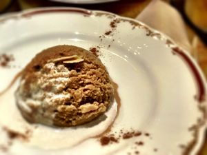 Coconut chai ice cream ! at Milan Nataraj in Tokyo