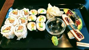 Mixed Sushi Plate  at MakiMaki Sushi Green in Osnabruck