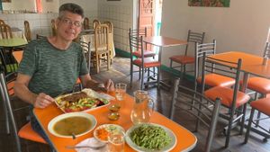  at Nature's Center Vegetarian Restaurant in Cajamarca