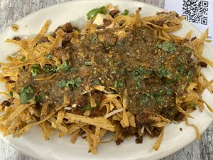 Vegan chilaquiles  at Uncommon Ground in Chicago