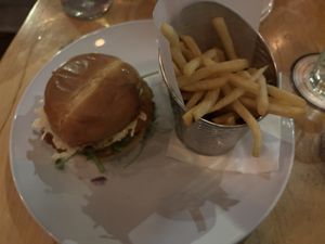 Vegan chicken sandwich  at Uncommon Ground in Chicago