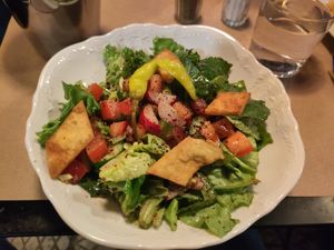  at Baba Ghanoush Falafel Shop in Athens