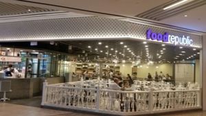 stall in food republic food court at Perfect Vegetarian in Central Singapore