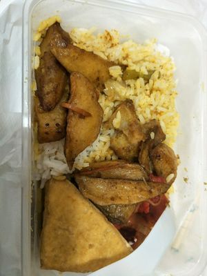 mix vege it abt $4.50 at Perfect Vegetarian in Central Singapore