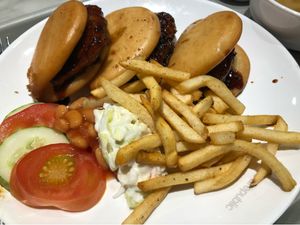 Black pepper sandwich  at Perfect Vegetarian in Central Singapore