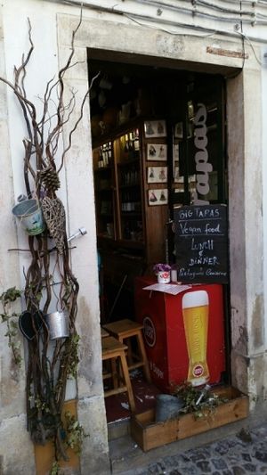 entrée du restaurant  at Maria Portuguesa Tapas in Coimbra