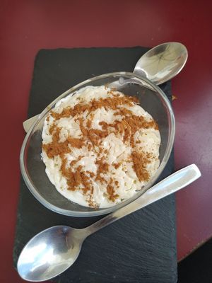 Arroz doce at Maria Portuguesa Tapas in Coimbra