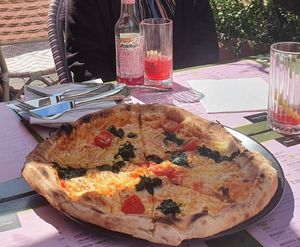 Vegan Cheese at Fransesca & Fratelli Pizza - Hannover City in Hannover