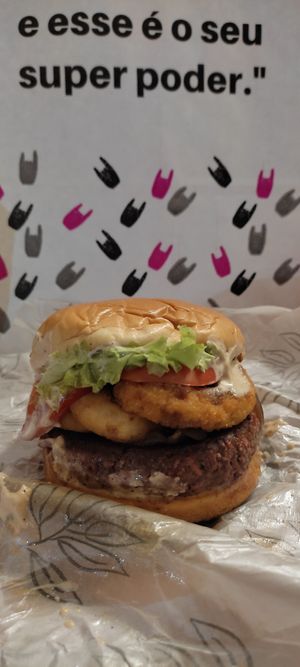 Burguer do futuro at Las Chicas Vegan in Belo Horizonte