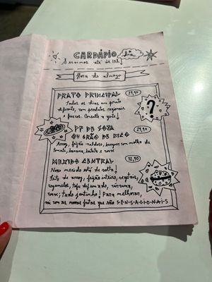 Cardápio   at Las Chicas Vegan in Belo Horizonte