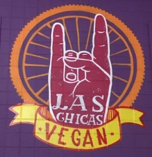 Entrance at Las Chicas Vegan in Belo Horizonte