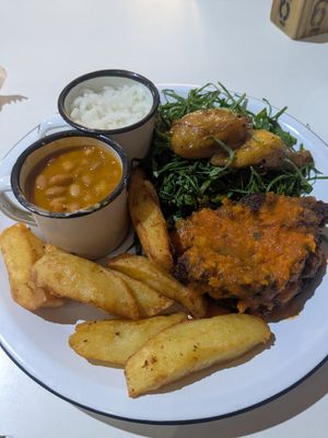 PF ("prato feito") at Las Chicas Vegan in Belo Horizonte