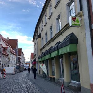 outside at Liebe Vegan in Ingolstadt
