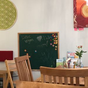 children's corner at Liebe Vegan in Ingolstadt