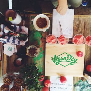 vegan day food  at Vegan Day in Kazan
