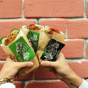 Vegan Day falafel at Vegan Day in Kazan