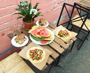 Vegan Day terrace at Vegan Day in Kazan
