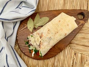 Bean sticks wrap at Vegan Day in Kazan